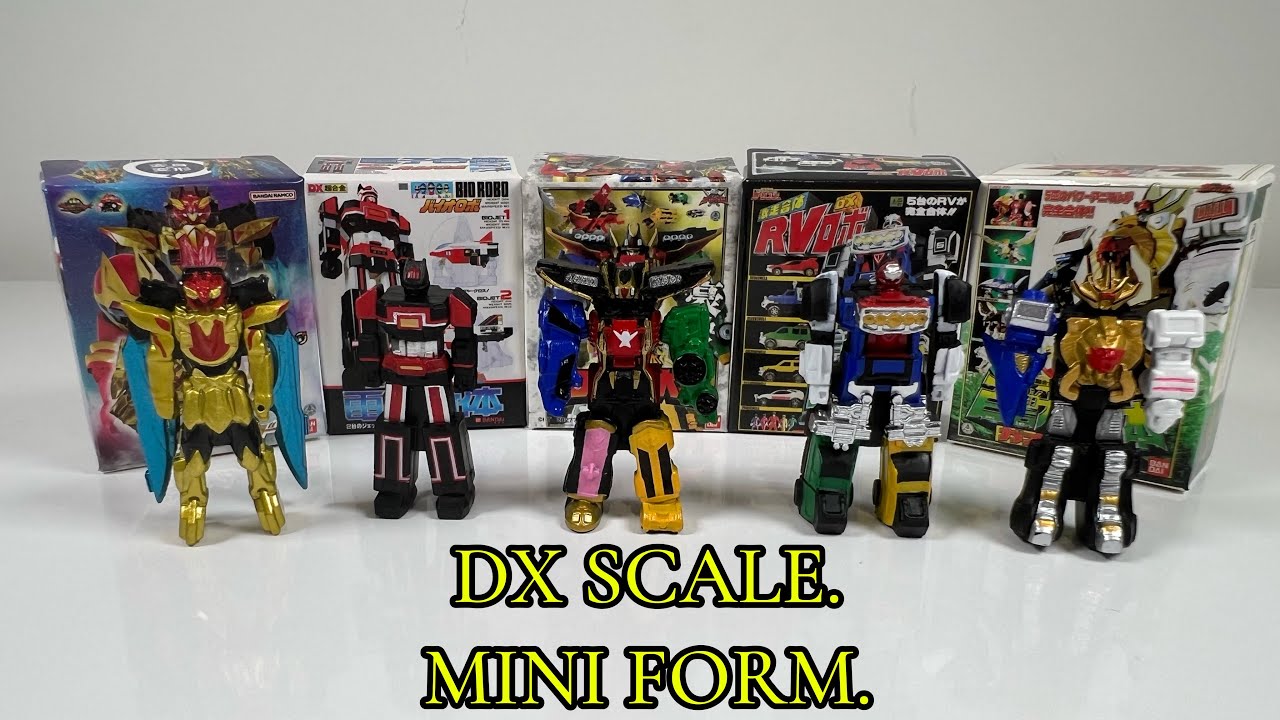 Mini DX Super Sentai Robots – A Collector’s Review of a Perfectly Scaled Nostalgia Piece