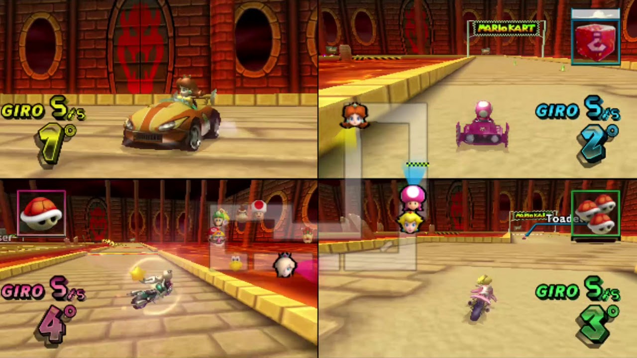 Mario Kart Wii Custom Tracks ✦ 4 Players #038