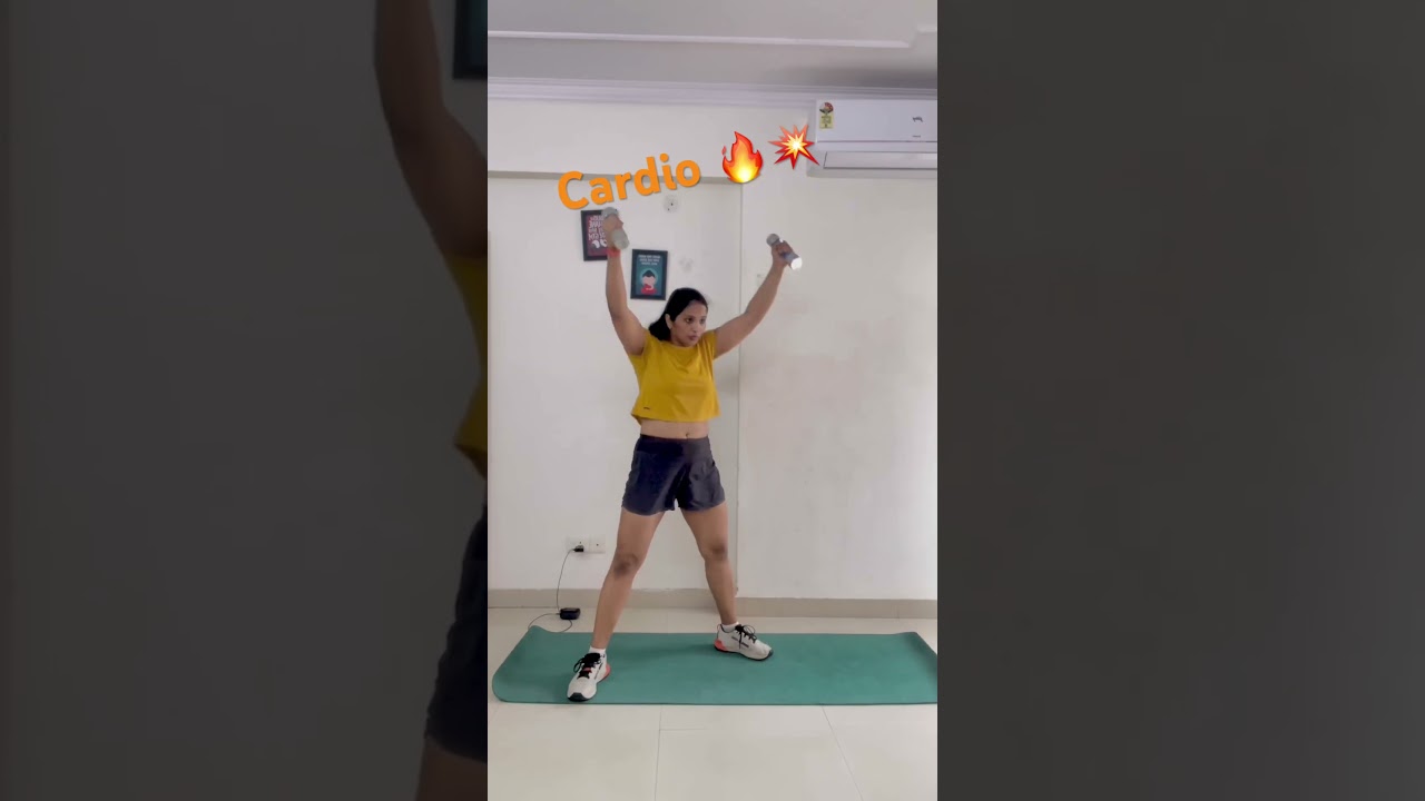Кардио без прыжков для новичков🔥💥💪