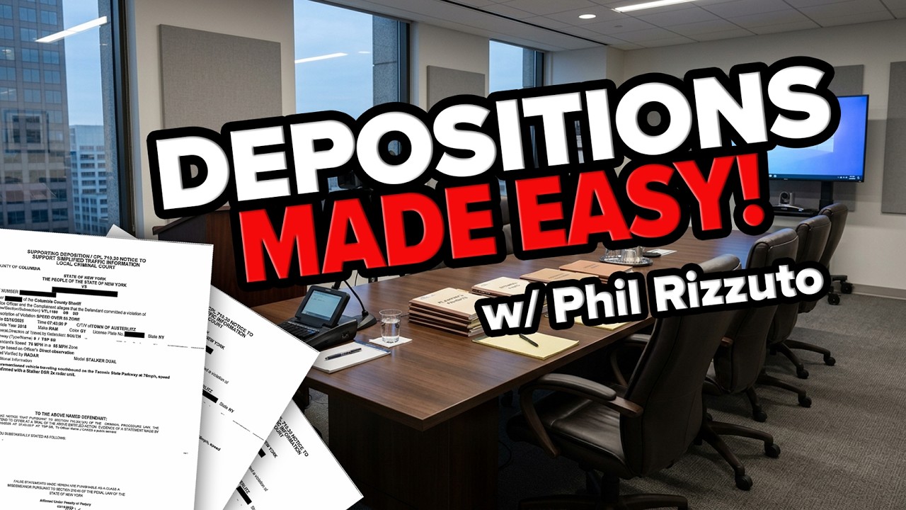 Best Way To Act At Your Deposition