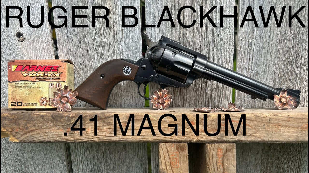 Револьвер Ruger Blackhawk калибра .41 Magnum — ударник одинарного действия!