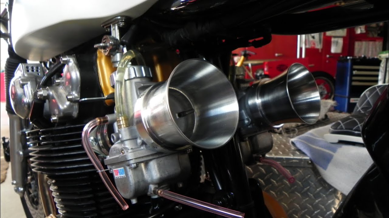 Honda CB 450 K Caferacer Soundcheck Mikuni Vergaser | PS-Treff