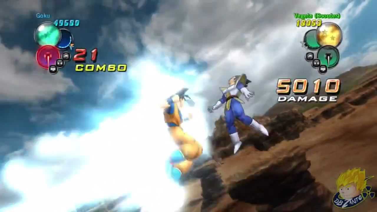 Dragon Ball Z Ultimate Tenkaichi - Story Mode Goku Vs Vegeta | (Часть 7) 【HD】