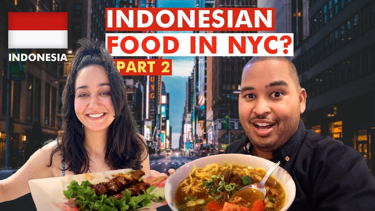 Trying Indonesian Food in NYC - SATE KAMBING, SOTO | PART 2 Asia Taste 86