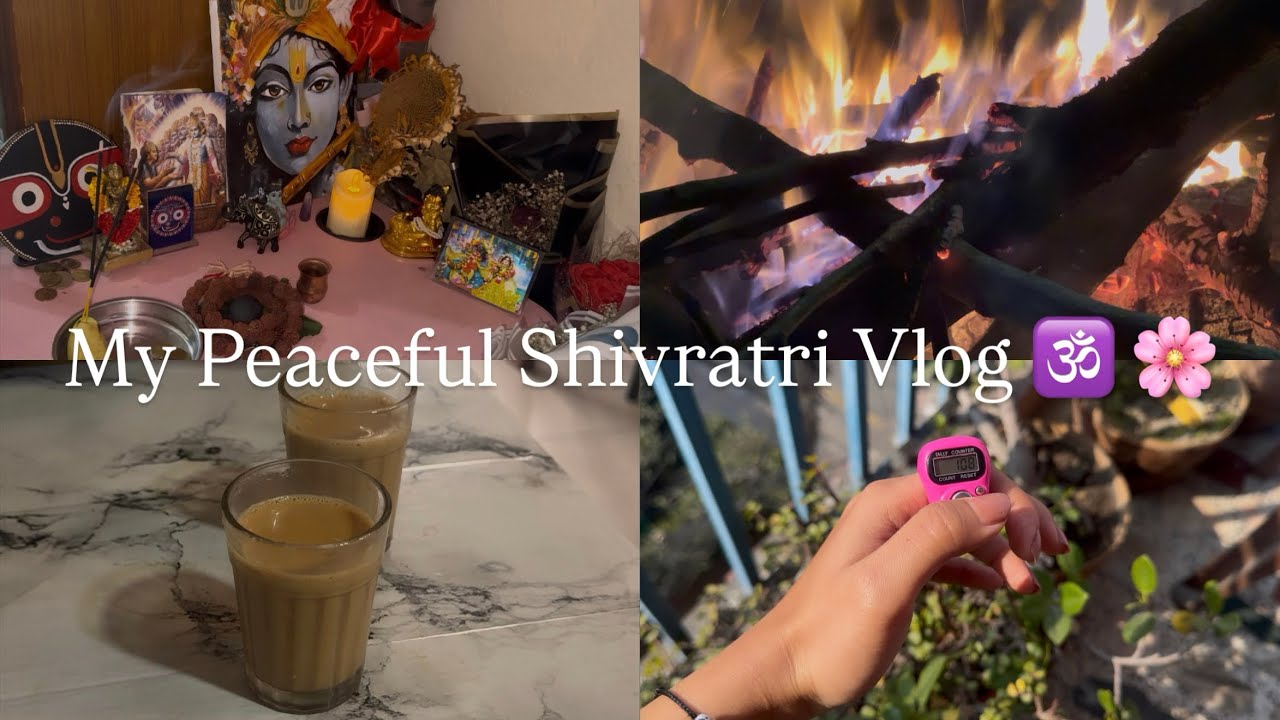 Mahashivratri Vlog | Shivratri Fasting as a Hosteler 🕉️✨ | Cooking, Prayers & Breaking My Fast
