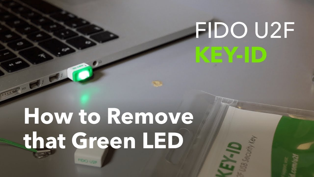 KEY-ID FIDO U2F: How to Remove the Green LED