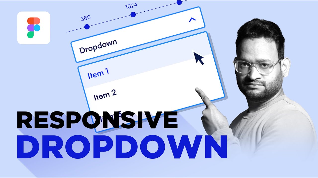 Responsive dropdown menu in Figma in just 5 minutes #figma #uidesign #viralvideos #trending