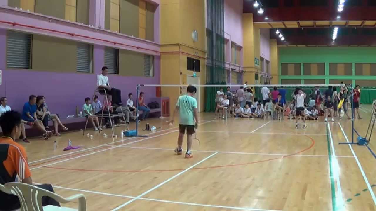 2014 Inter School National. Ryan Soh (Rosyth Sch) vs Nigel Yap (Tao Nan Sch). 10 Apr 2014