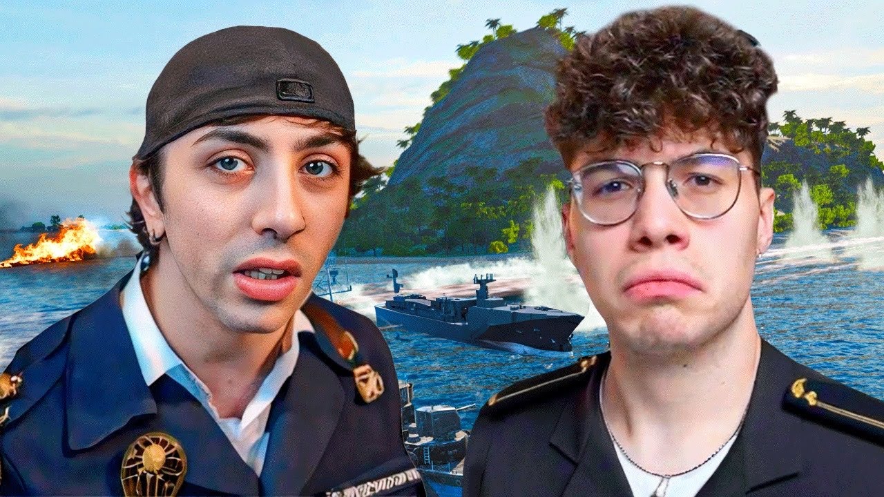streamers prueban ser capitanes de un barco 🚢