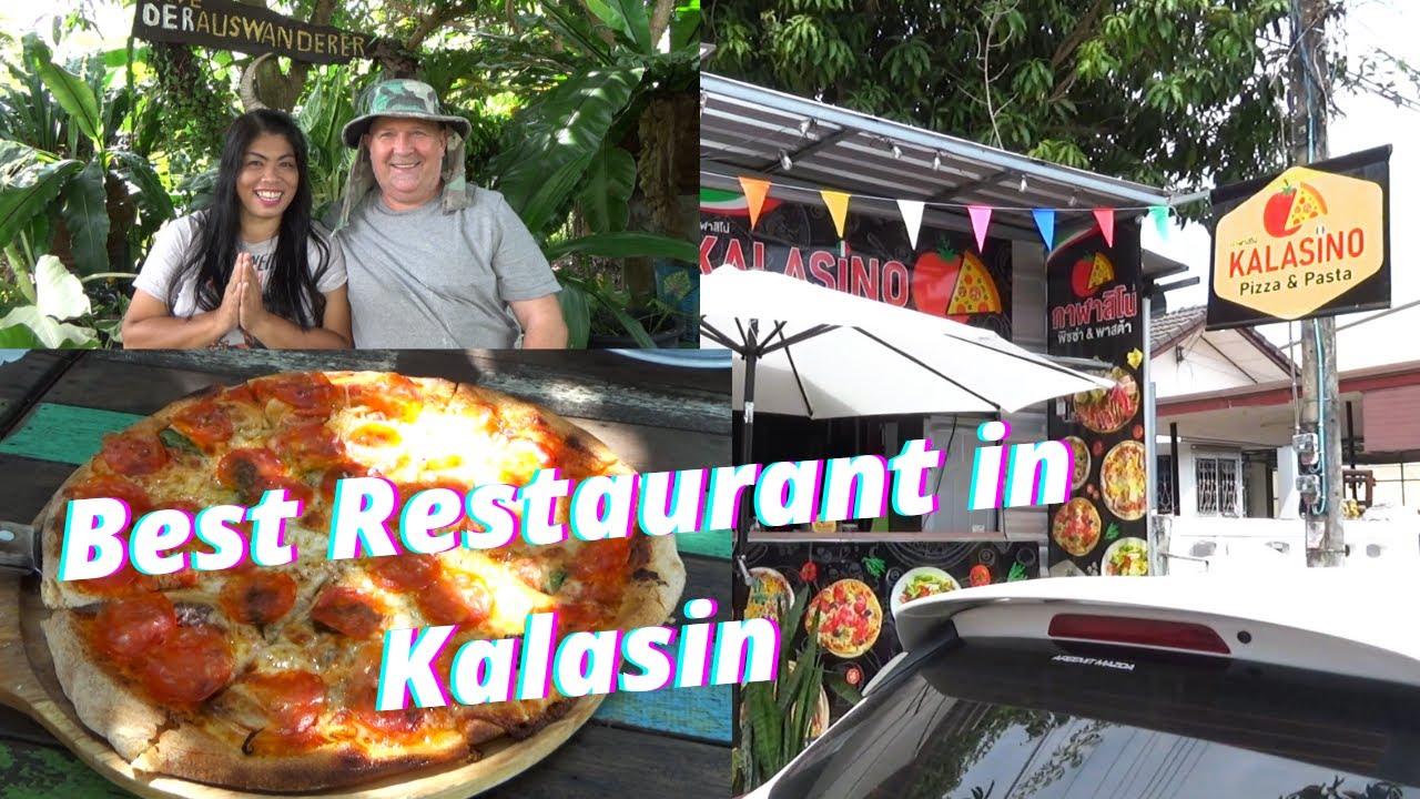 Das Beste Restaurant in Kalasin, laut Google. Kalasino Pizza & Pasta. Stimmt das? Wir testen 😊