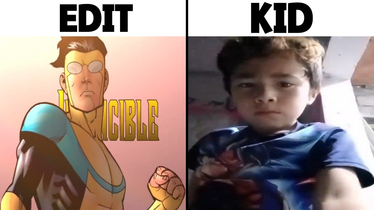 Invincible Wobble Edit Original vs Kid Version