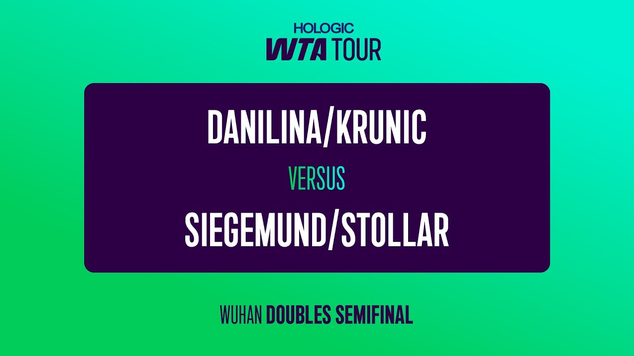 Danilina/Krunic vs. Siegemund/Stollar | 2025 Wuhan Doubles Semifinal | WTA Match Highlights