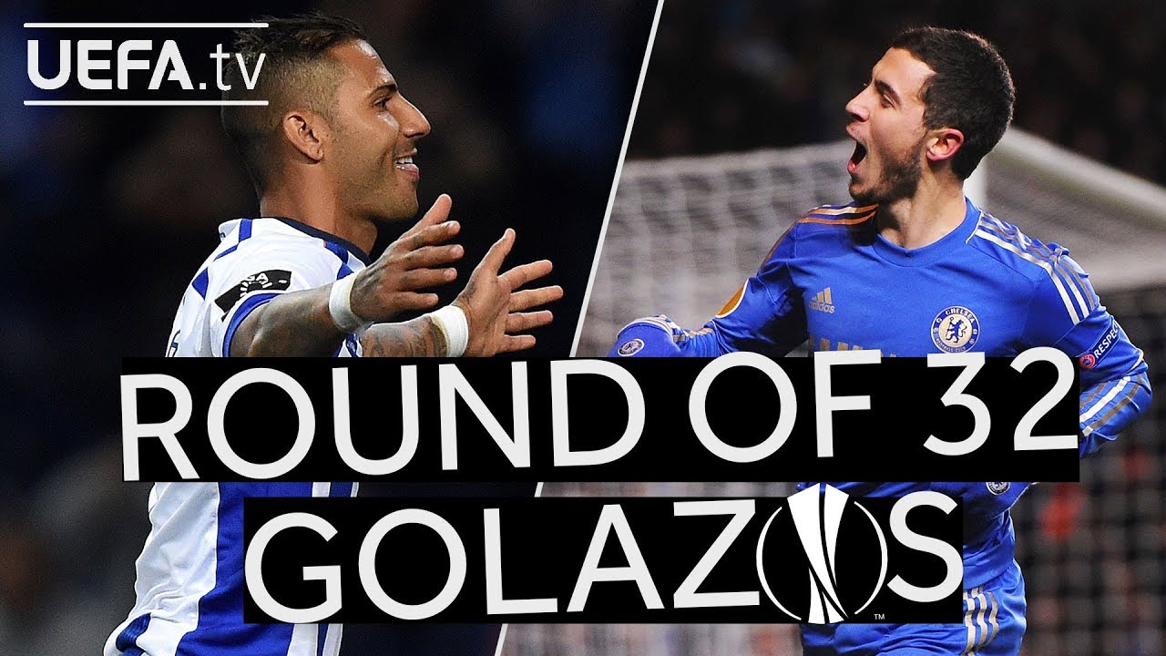 QUARESMA, HAZARD: Great #UEL Round of 32 GOALS!!