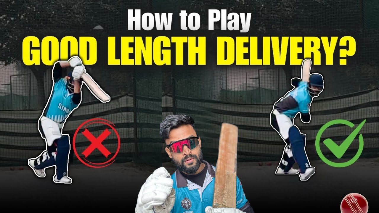 How to Play GOOD LENGTH Ball in Cricket: 3 LIFE Changing TIPS 🚀 | How to Play FAST BOWLING 🔥💪