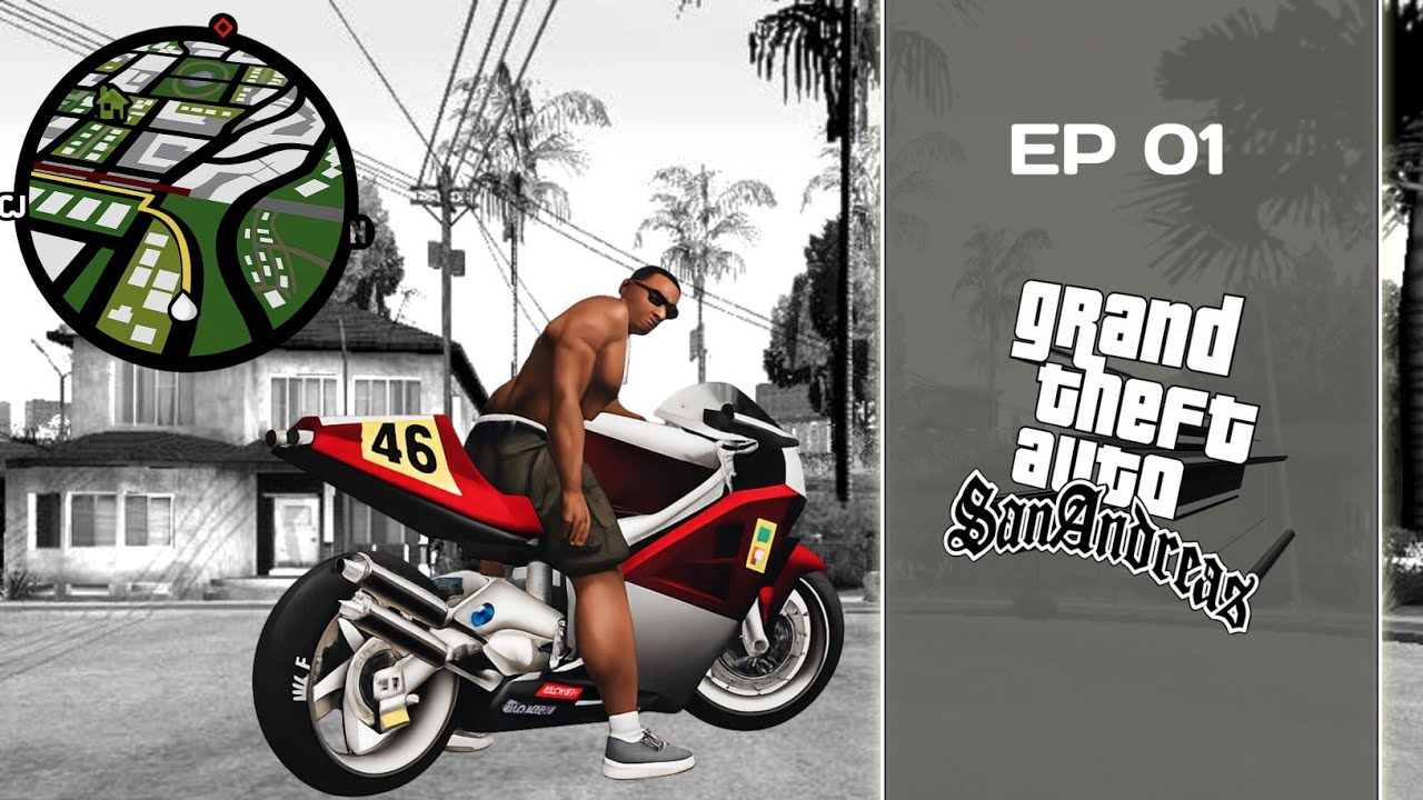 I playing First time GTA san-andreas (ORIGINAL) #1 🚲