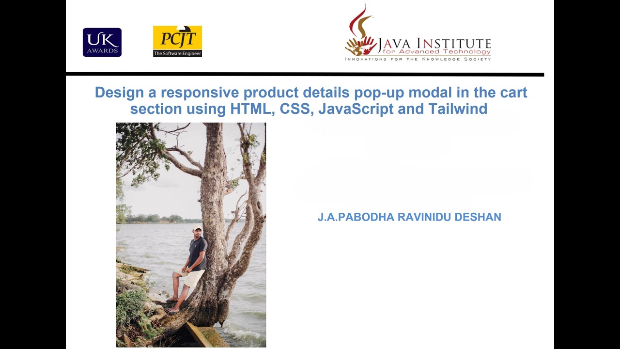 Design a responsive product details popup modal in the cart  using HTML,CSS,JavaScript and Tailwnid