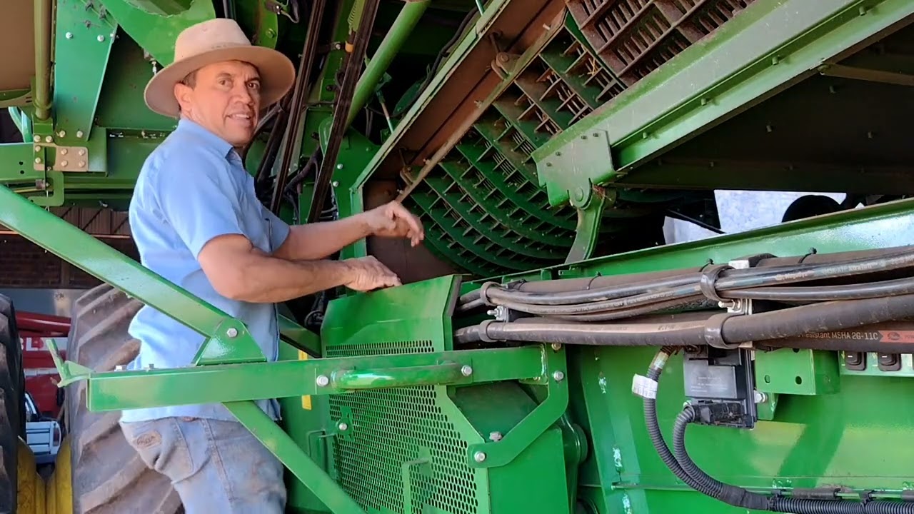 CONFIGURAÇÃO DA COLHEITADEIRA JHON DEERER S440 PARA COLHER TRIGO 🌾🌾