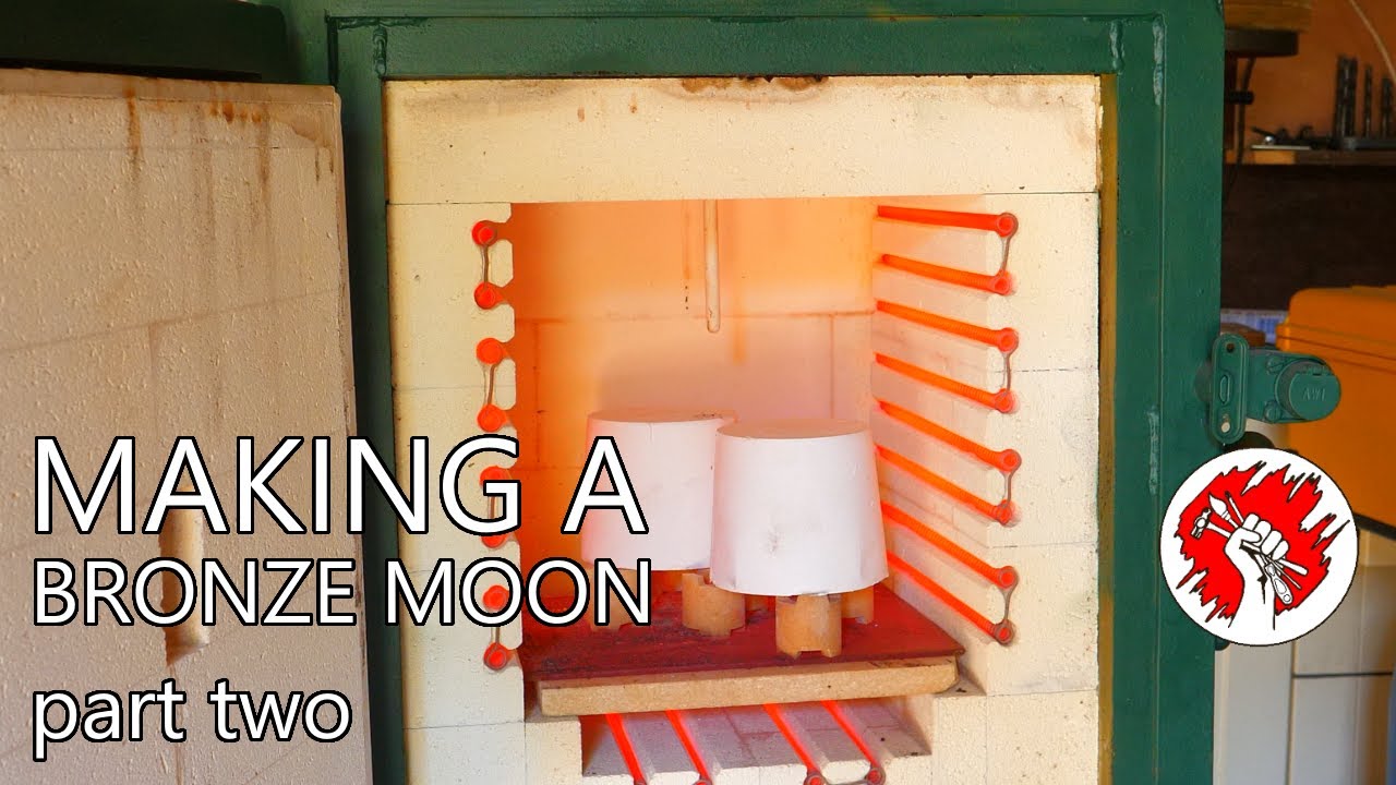 Casting The Moon in bronze * PART TWO * Lost PLA Casting