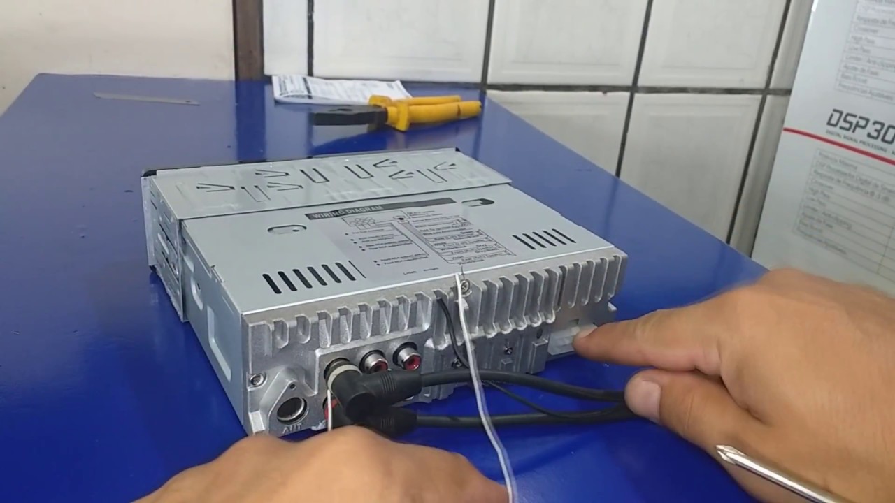 Como aterrar o cabo RCA, playsound