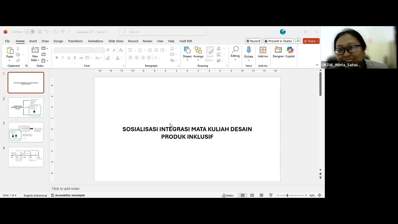 Sosialisasi KKN Tematik Inklusif - Desain Produk Inklusif dan Desain Sosial