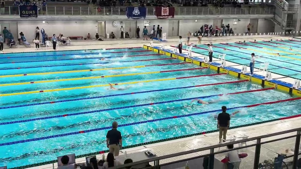 関西学生冬季公認記録会 男子200m自由形タイム決勝 6組1レーン 津田