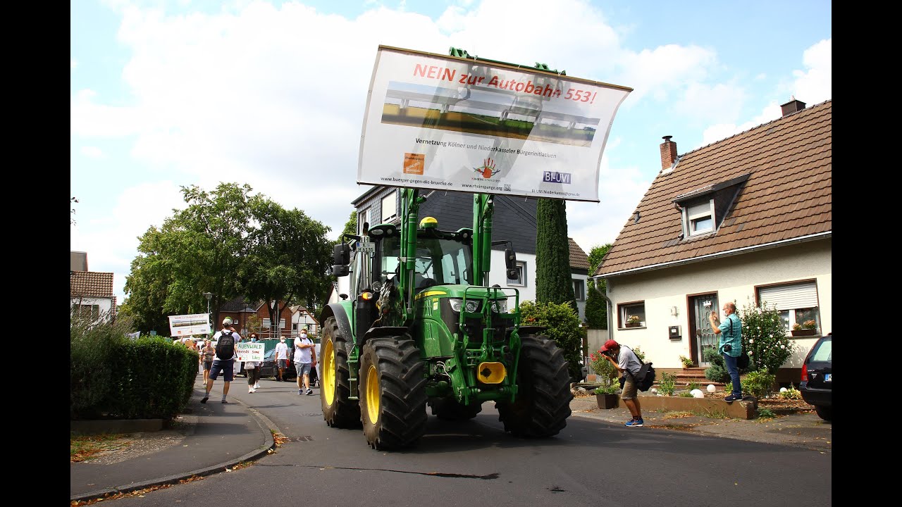 Rückblick Demo gegen die Rheinspange 553 am 14.08.2020