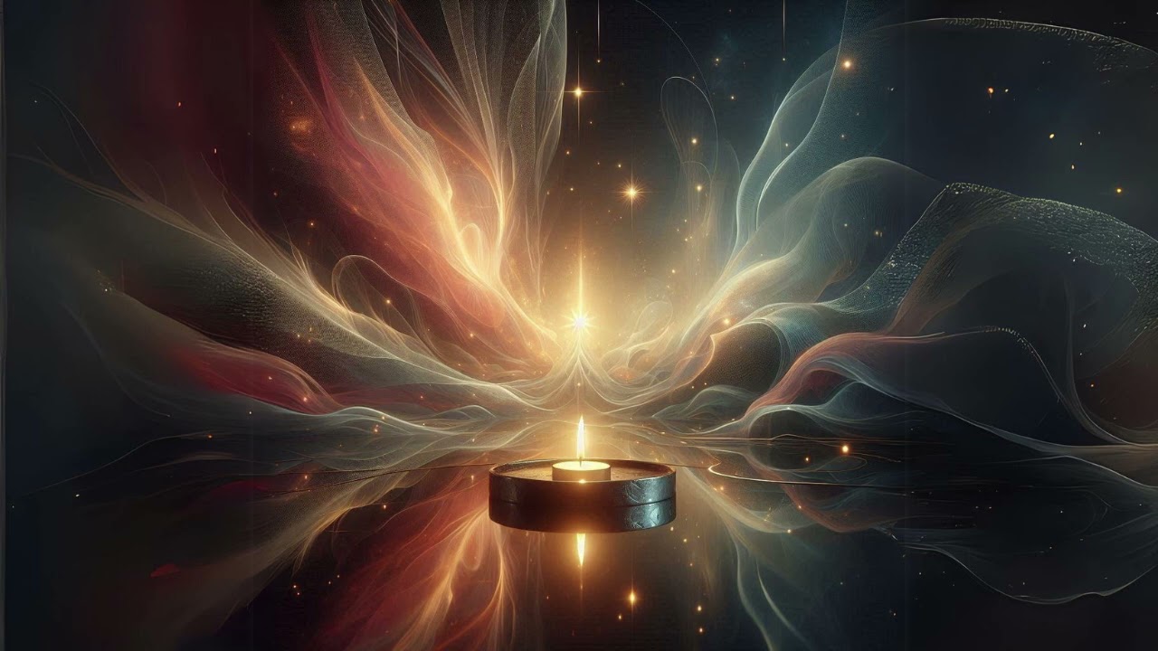 Rel&aacute;jate y Encuentra tu Paz Interior: Meditaci&oacute;n con Vela y Colores Suaves