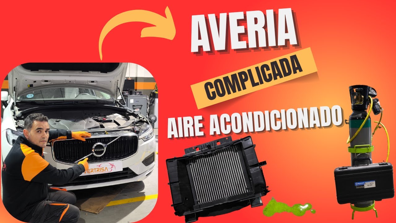 TECNICA DE DETECCION DE FUGAS DE AIRE ACONDICIONADO MUY BUENA ¡¡¡EN ESTE VOLVO NO FUNCIONO¡¡¡
