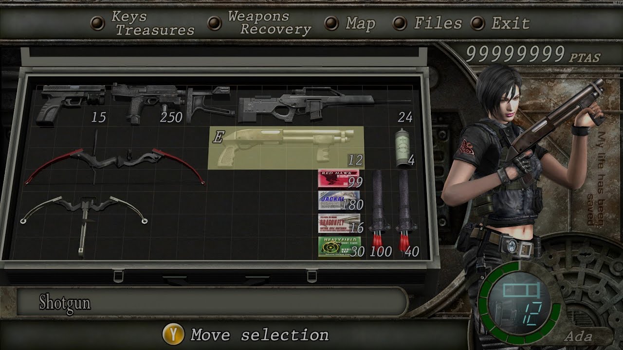 RE4 Story Mod – Ada Wong as Main Character Using Krauser’s Bow 