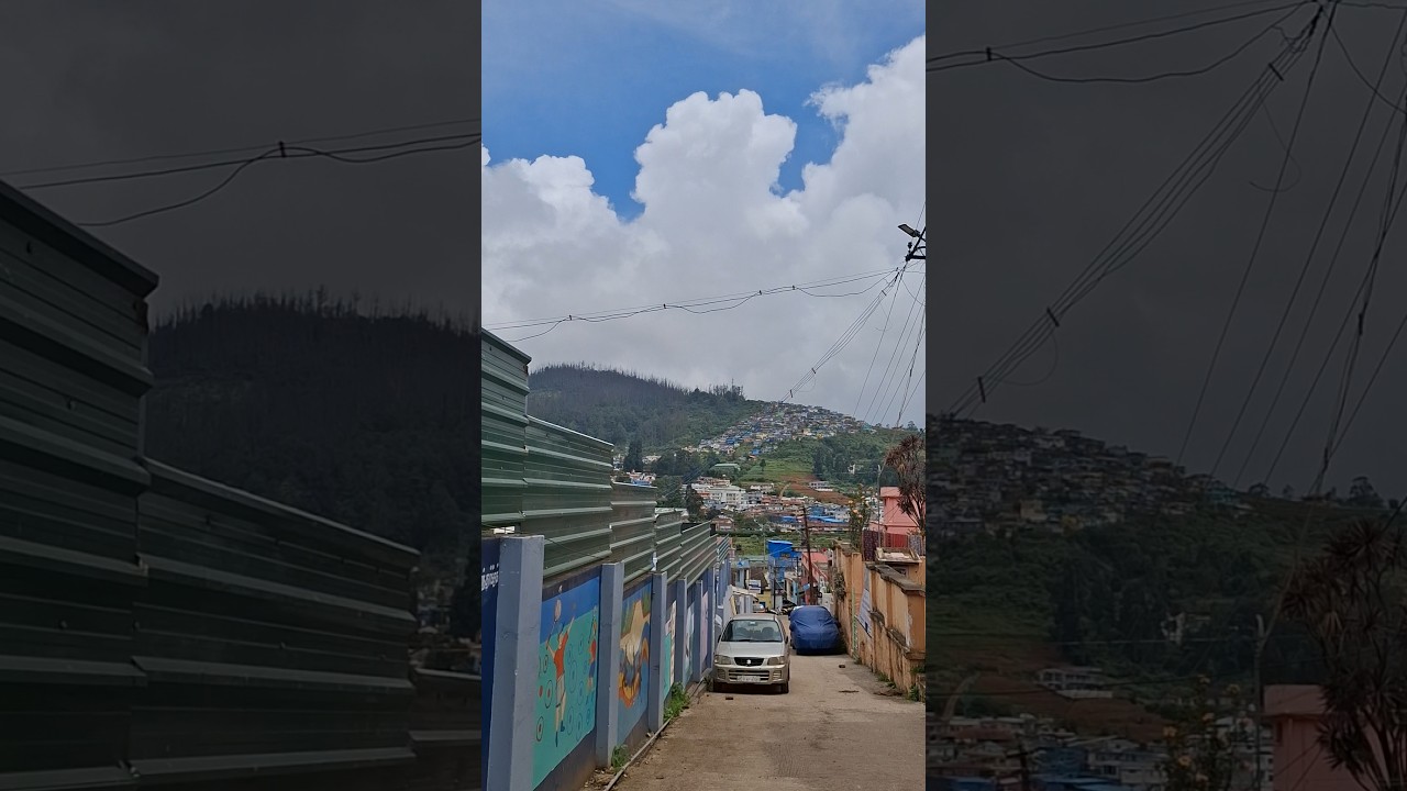 Anime Vibes |Ooty|Sunny Cloudy #animereallife #weatherblog #cloudymountains #suzumenotojimari