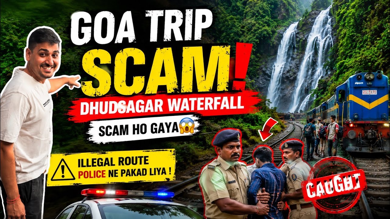 Goa Tourist Places | Dudhsagar Trip Failed 😢 | scam in goa | Tour Plan 2026 with Budget