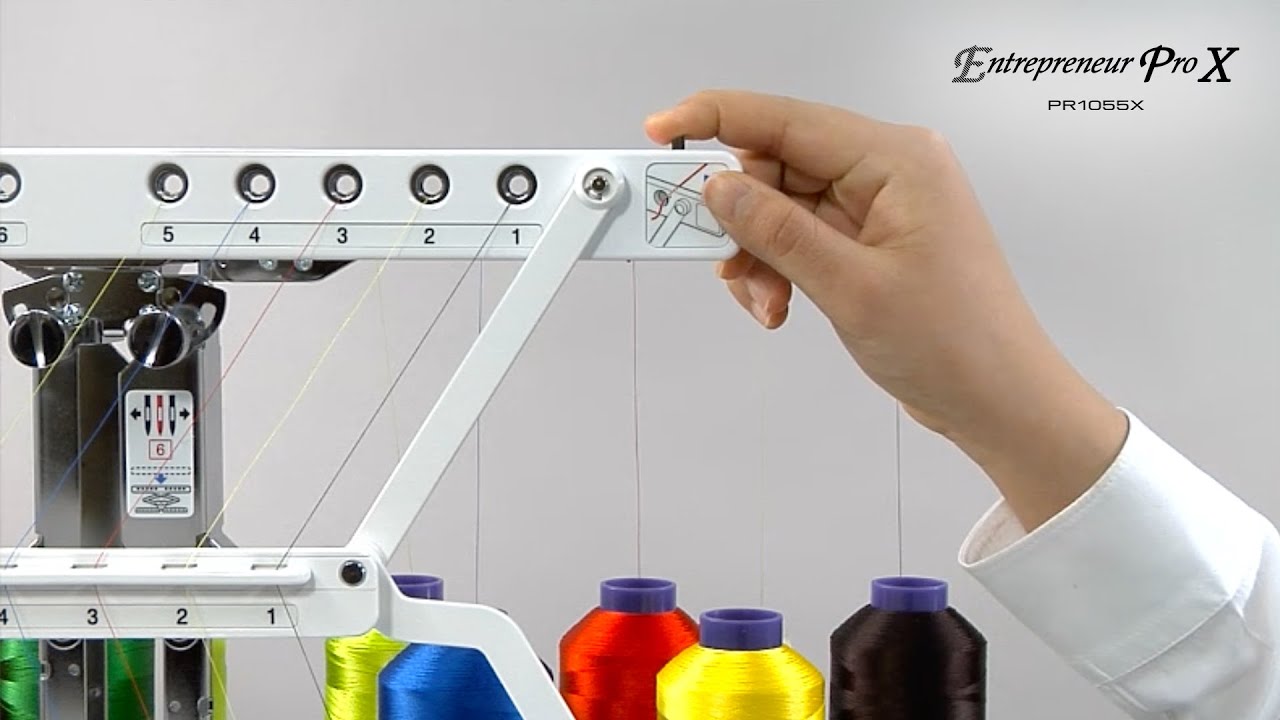 PR1055X - Basic Operation 07 - Threading the upper thread