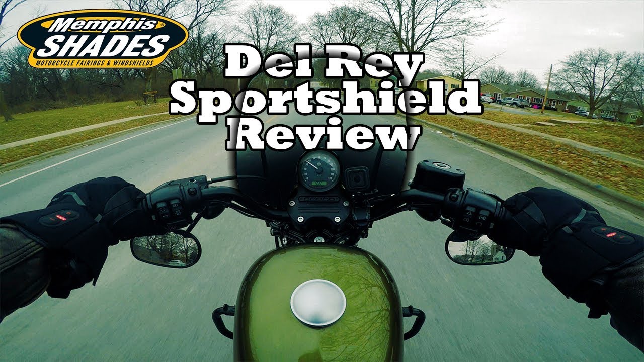 Memphis Shades Del Rey Sportshield Review - Harley Iron 883 Sportster