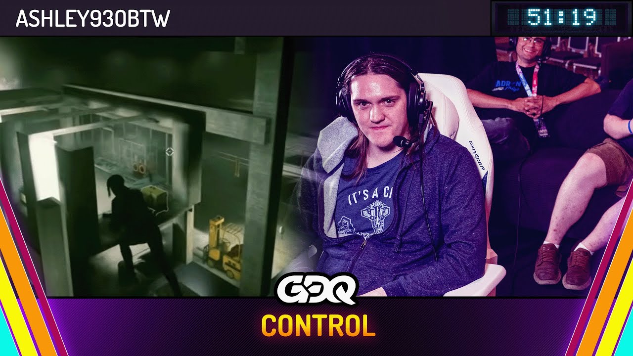 Control by Ashley93oBTW in 51:19 - Summer Games Done Quick 2025
