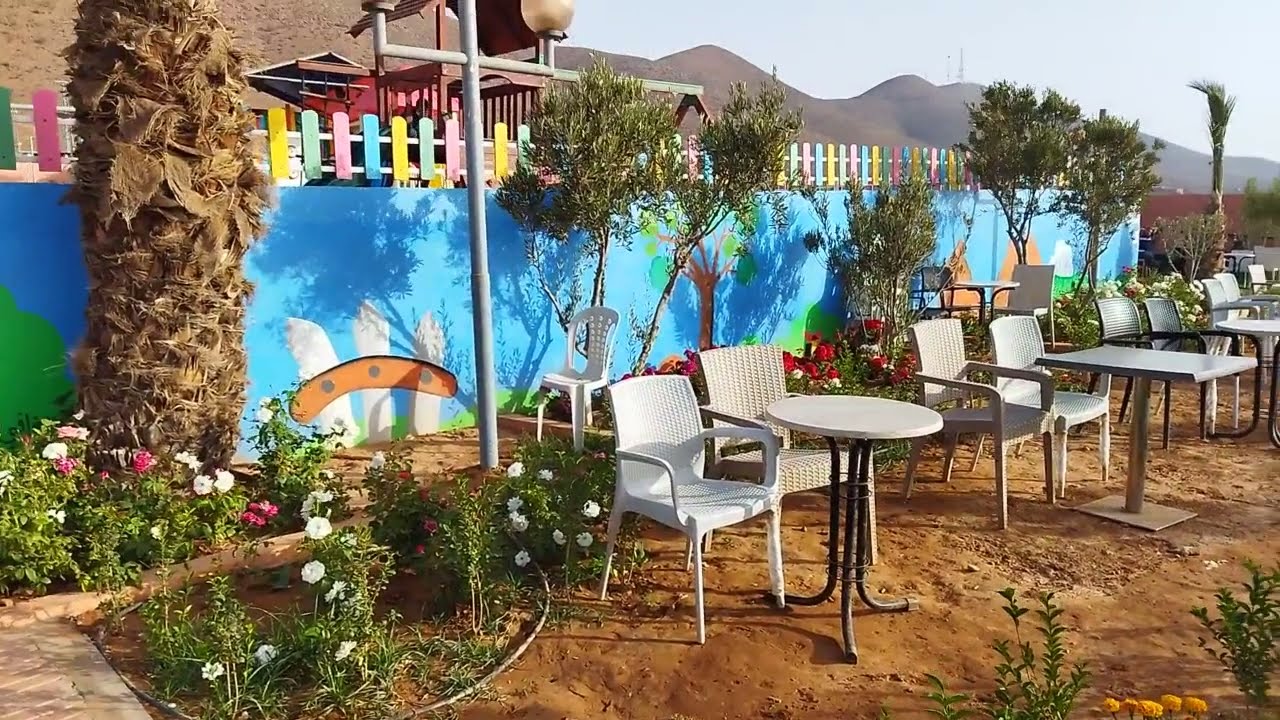 دخلو تشوفوا الفرحة الساكنة كلميم واد نون بفضاء الحمامة العاب، رياضة ،مسجد ،أكل... نصحكم تزروه مرحبا