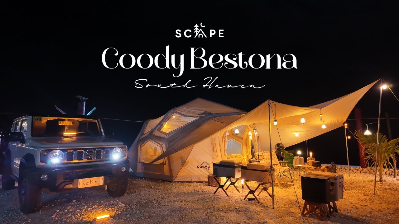 Coody Bestona Air Tent | Camping at South Haven Beach Resort | Suzuki Jimny | Cebu Philippines