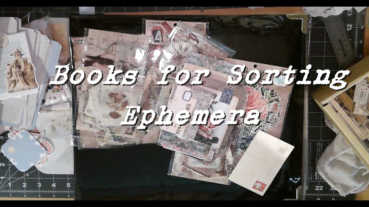 Books for Sorting Ephemera Pt 1