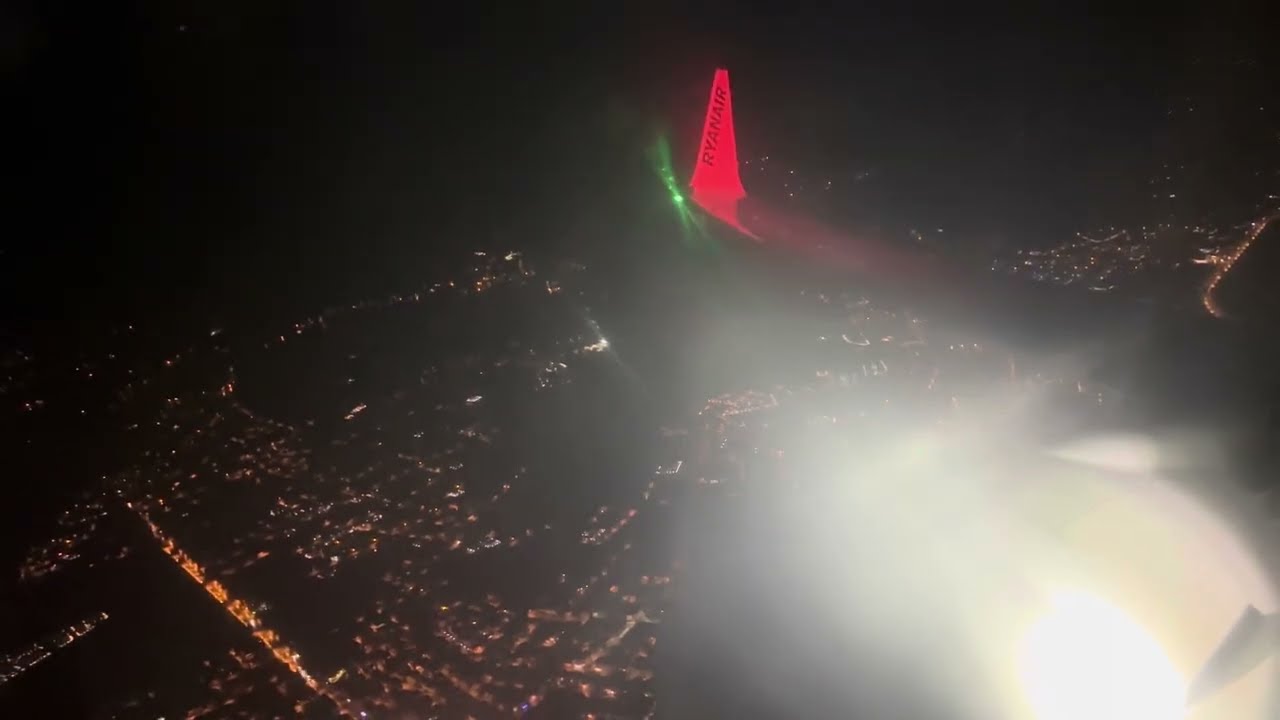 Ryanair Max8200 stormy departure out of Dalaman Airport
