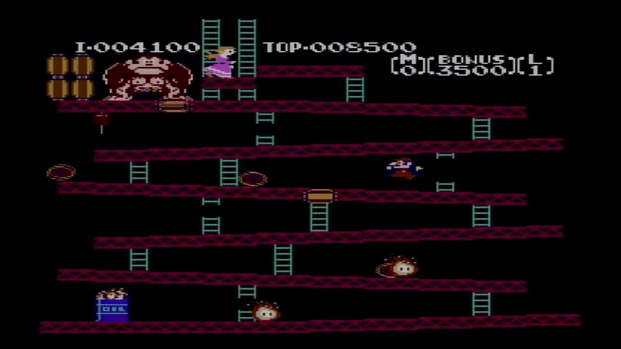 Donkey Kong Test Footage