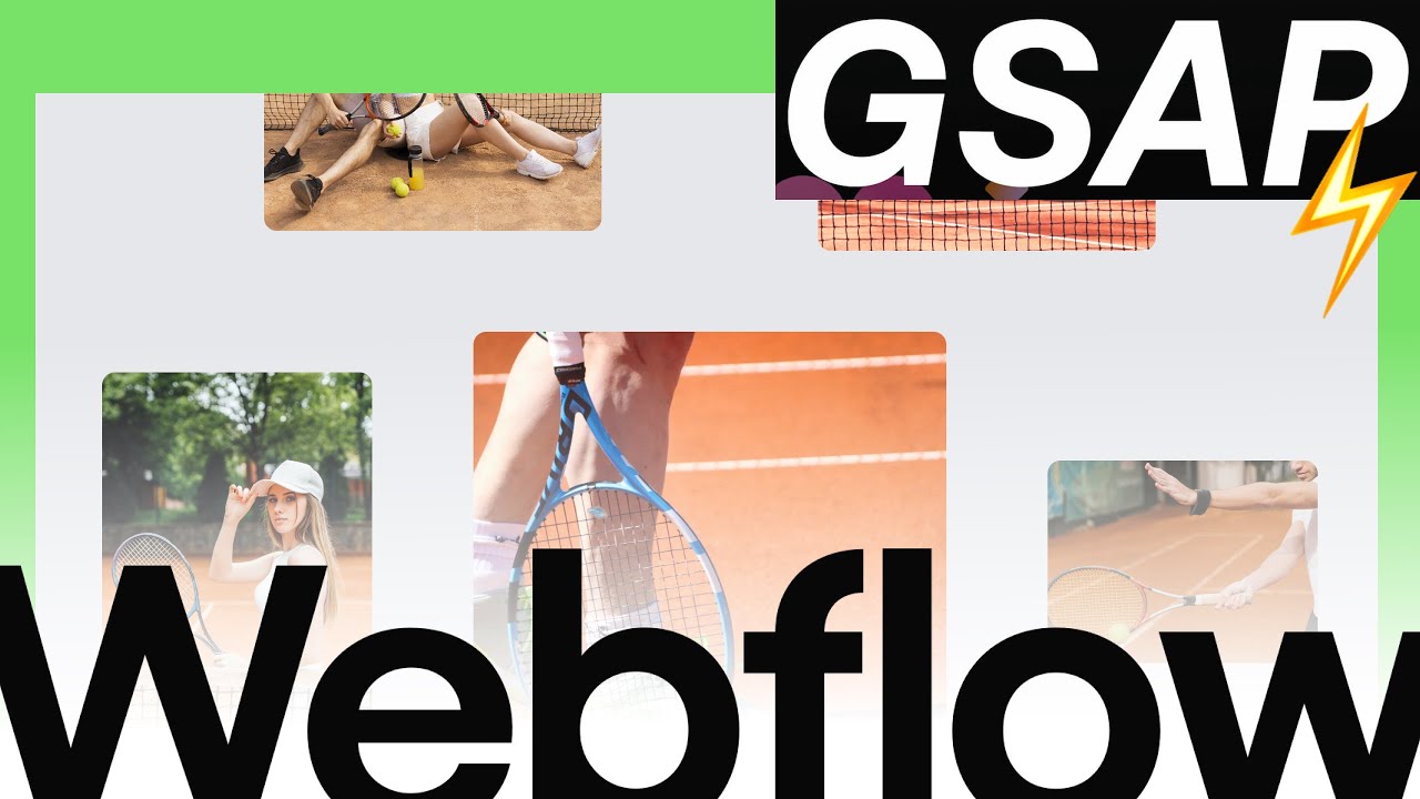 Как сделать крутую GSAP-анимацию галереи в Webflow