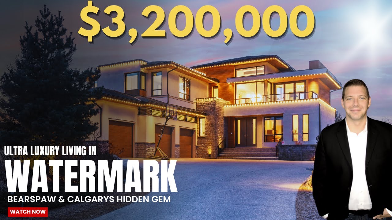 Inside an Ultra-Luxury $3.2 Million Home in Just outside of Calgary in Watermark by Bearspaw