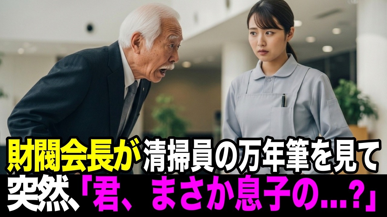 息子の命日に会社に訪れた財閥会長。清掃員が持っていた万年筆を見て「君、なぜ息子のを...？」