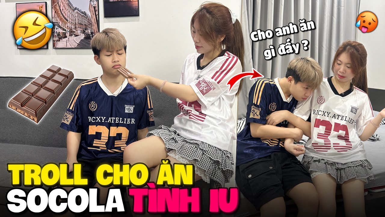 Khánh Linh Troll Quang Con Ăn Socola Tình iu Và Cái Kết ? 
