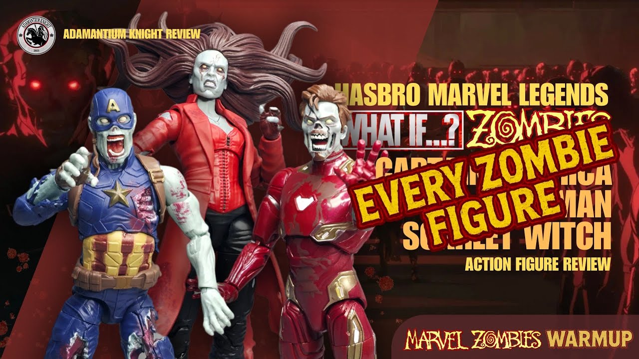 Marvel Legends EVERY MARVEL ZOMBIES Action Figure Review #marvelzombies #multiversesaga