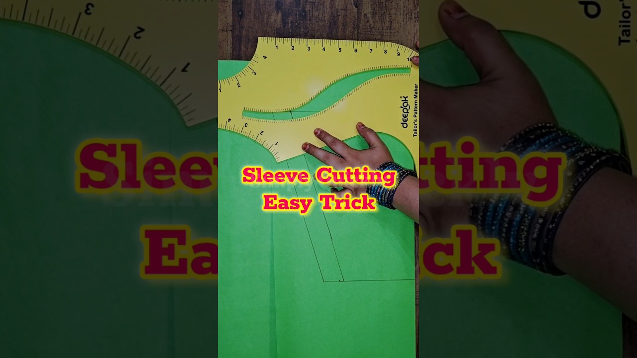 Beginners Perfect Sleeve Armhole Cutting in Seconds! 😍 #tailoringhack #shorts