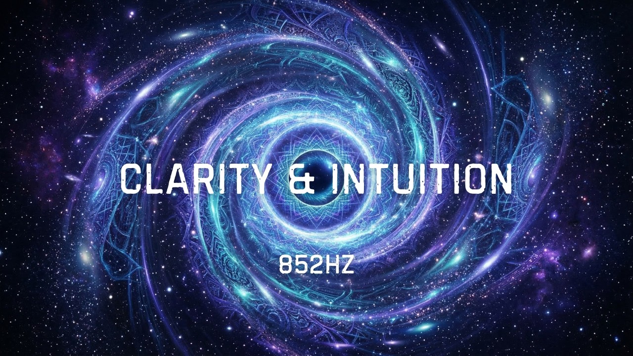 852Hz Solfeggio Frequency | Third Eye Activation & Deep Intuition