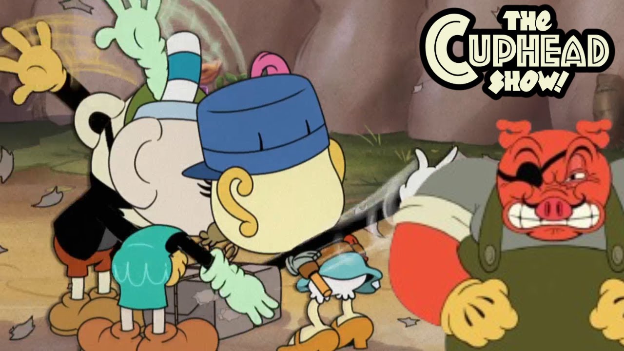 CUPHEAD Y MUGMAN LE REVISAN EL PAQUETE A CERDONIO