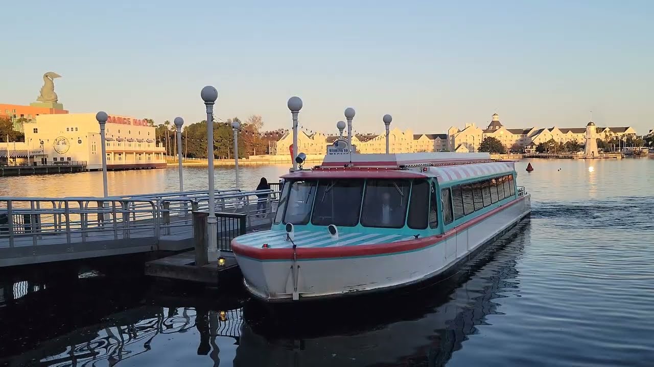 📍 You Are Here - Disney's Boardwalk Sunrise Ambience at the Friendship Boat Dock