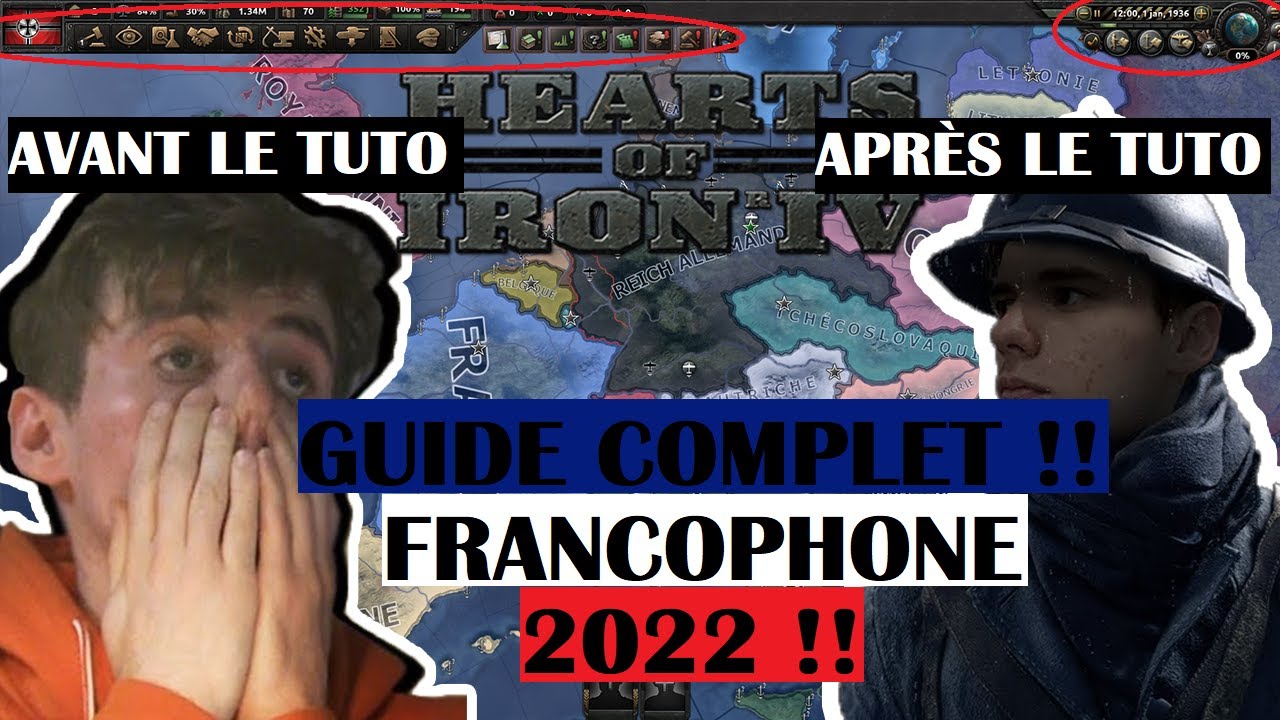 TUTO HOI4: COMPRENDRE LE JEU ENTIER POUR LES DÉBUTANTS ! GUIDE COMPLET HEARTS OF IRON 4 NO STEP BACK