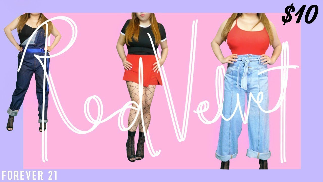 CHEAP INSPIRED KPOP OUTFITS ft. RED VELVET - BAD BOY!